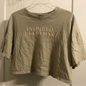 Forever 21- neutral color crop- Size M